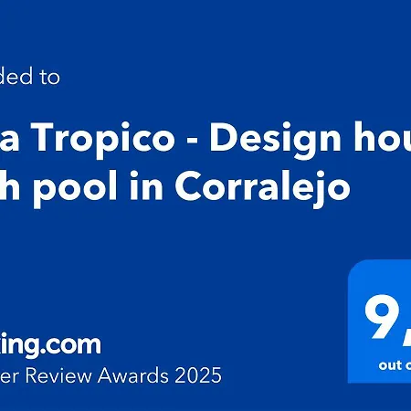 Tropico - Design House With Pool In * Corralejo